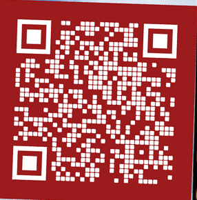 QR code for the virtual tour video